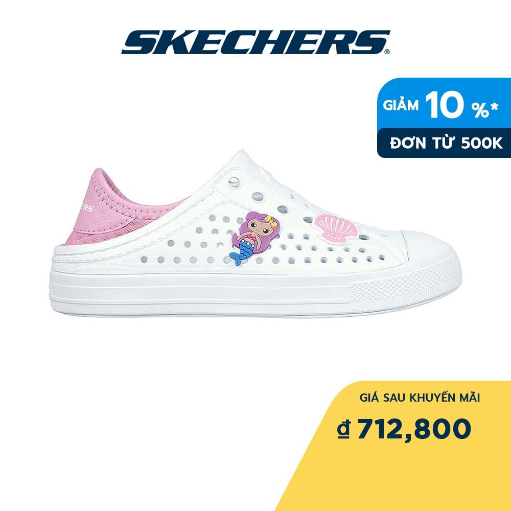 Skechers Bé Gái Giày Thể Thao Thường Ngày Đi Học Foamies Guzman Steps 308310LWHT