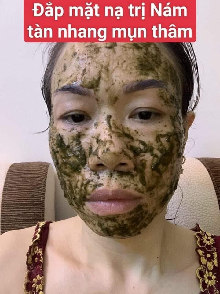 Mặt nạ cao lá rừng cô gái núi