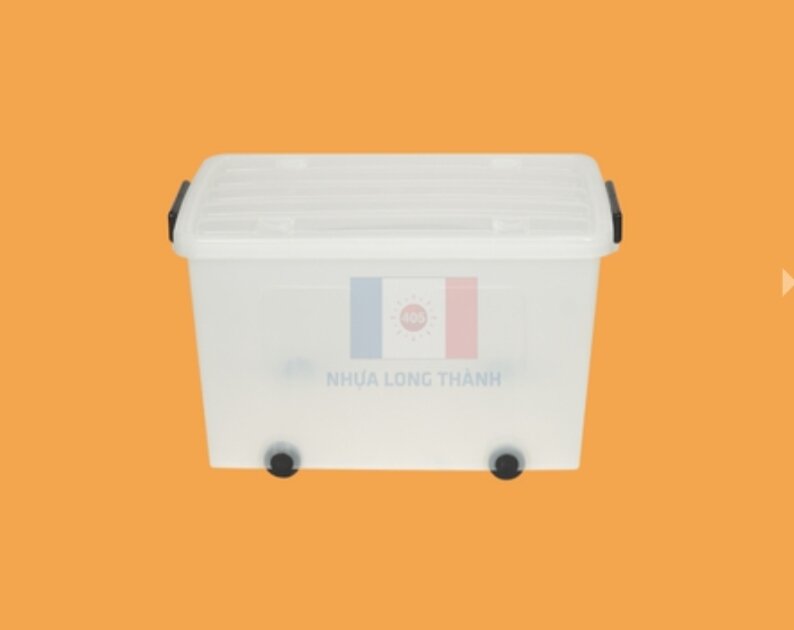 Thùng nhựa trong 65 lít  cao cấp