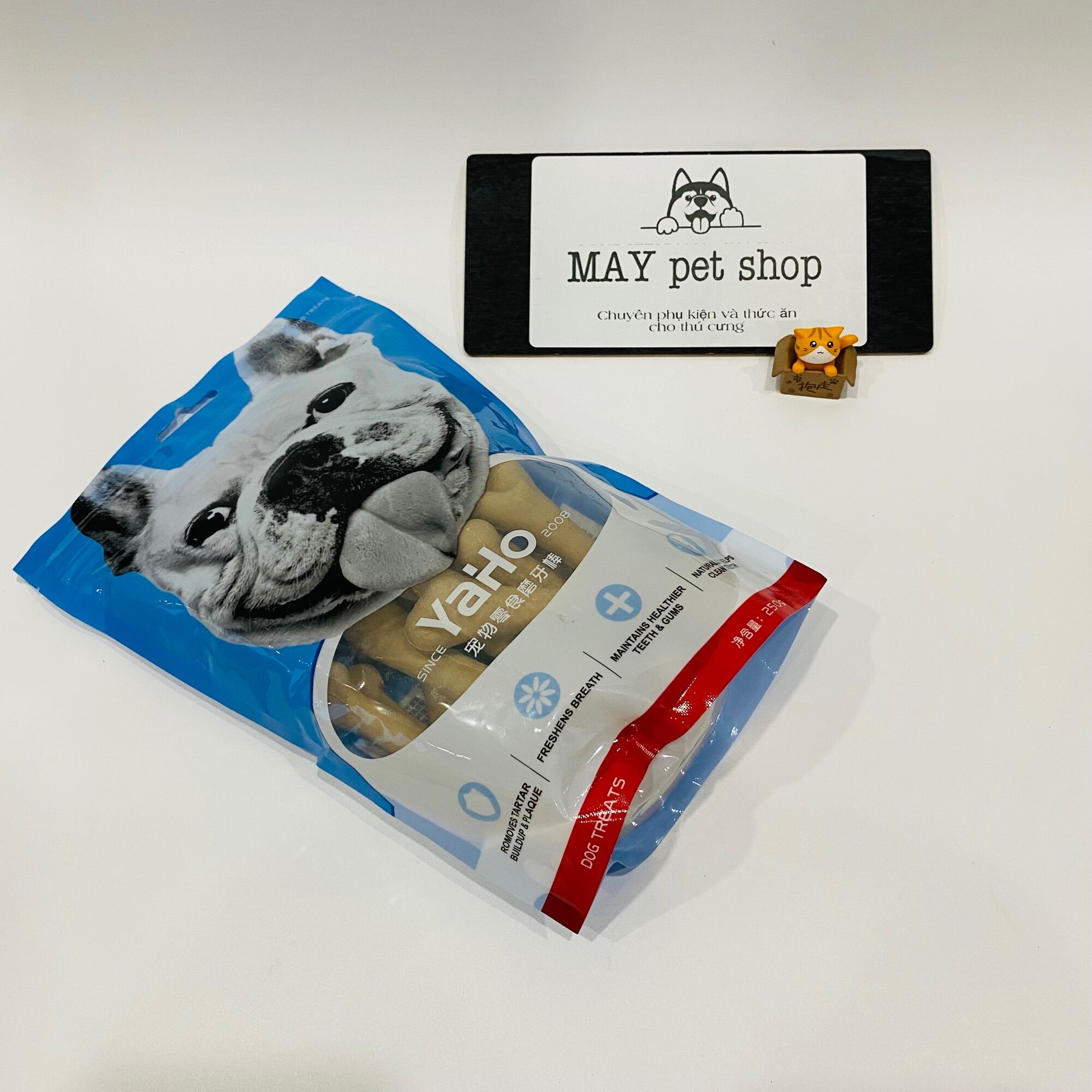 XƯƠNG GẶM SẠCH RĂNG YAHO (250g)