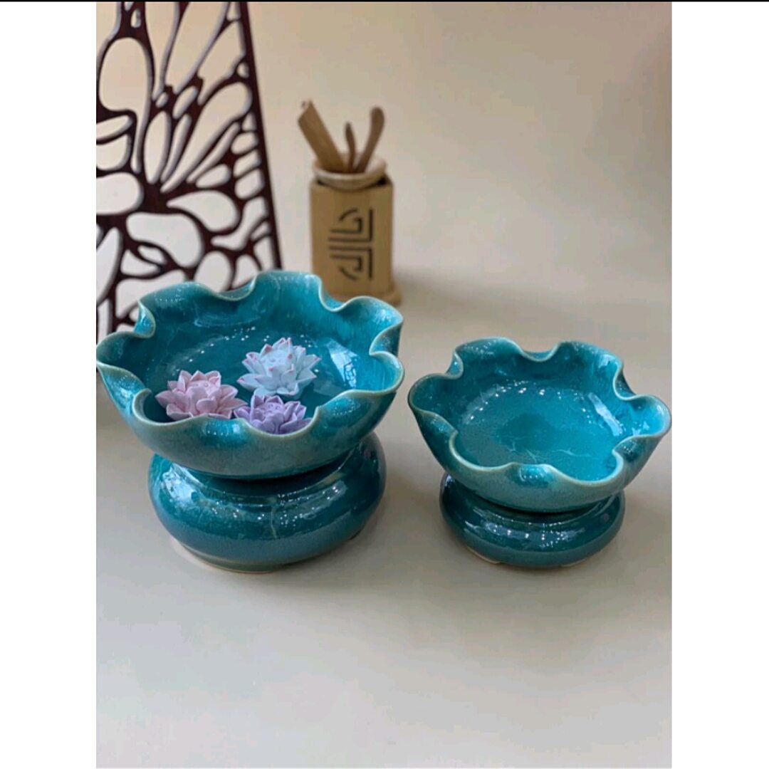 Bát Sen Thả Hoa - Bát Minh Đường Tụ Thủy