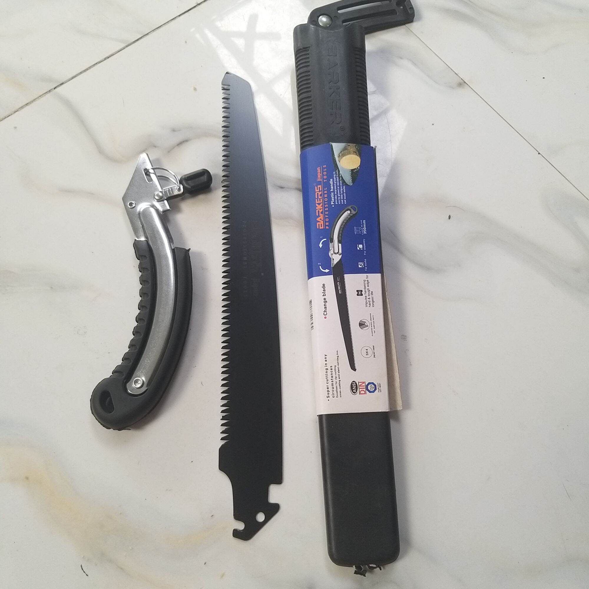 Cưa gỗ cầm tay lưỡi thép đen 350mm