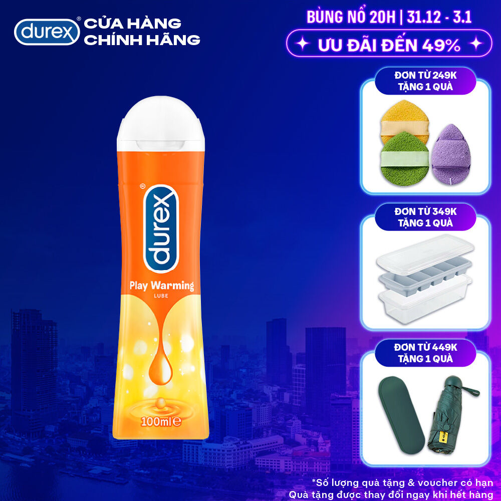  Gel bôi trơn Durex Play Warming có chất làm ấm 100ml chai 