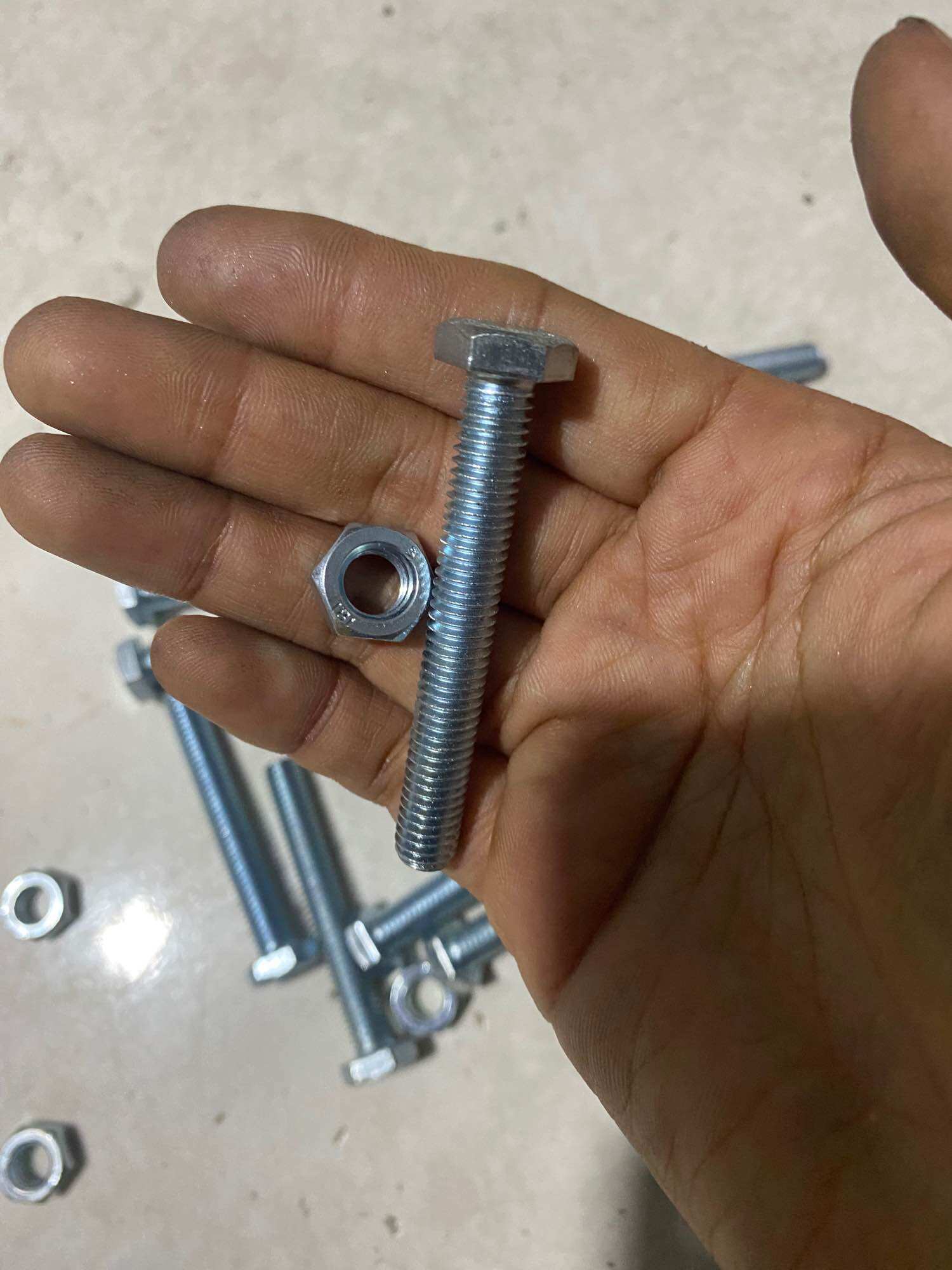 combo 30 bộ M5 đầu lục giác bu lông tán M5 đầu lục giác