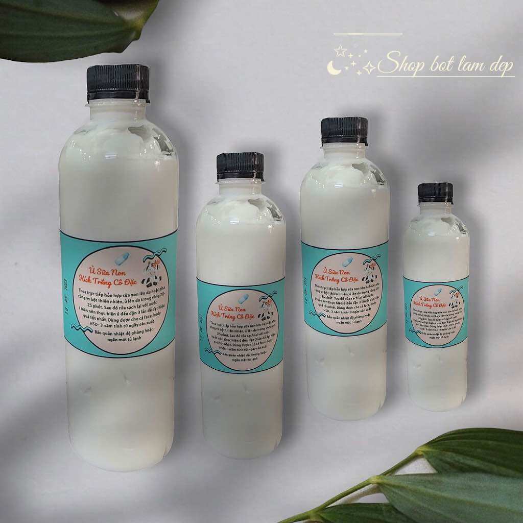 Ủ Sữa Non Kích Trắng Nhiều Size - Sản Phẩm Handmade