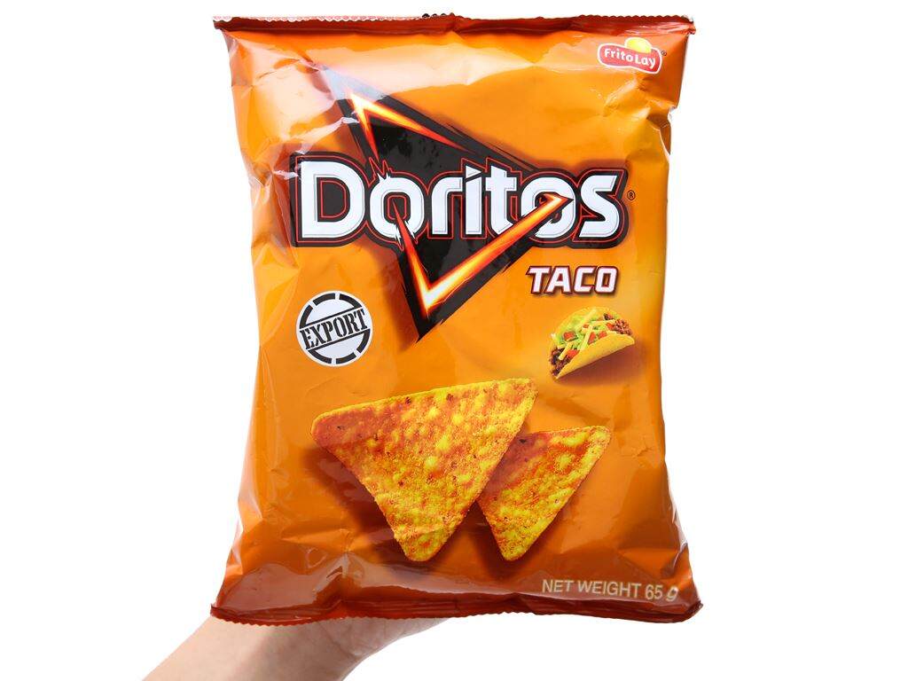 Combo 10 Gói Snack Doritos Mỹ Vị Taco 65g
