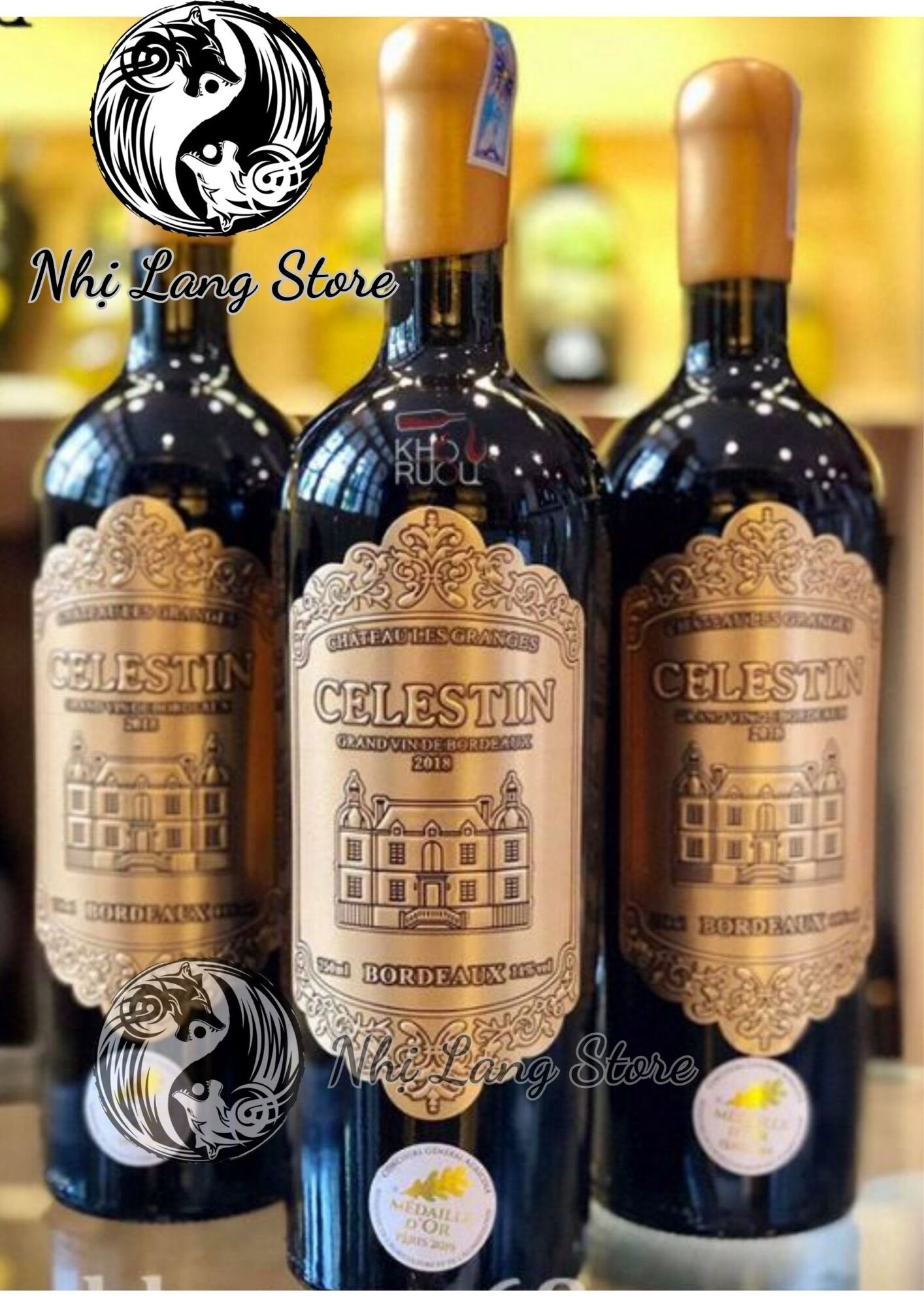 Vang CELESTIN - Bordeaux Pháp - Vang đỏ - Nhị Lang Store