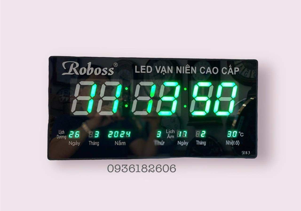 ĐỒNG HỒ LED VẠN NIÊN ROBOSS -R83
