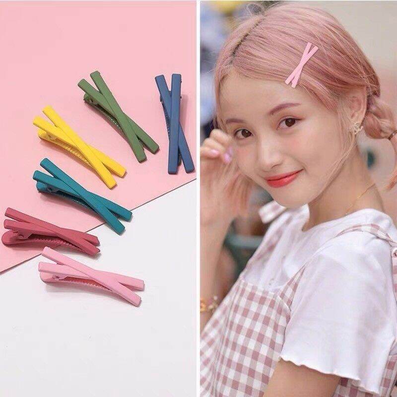 Combo 5 kẹp tóc chữ x nhiều màu đẹp