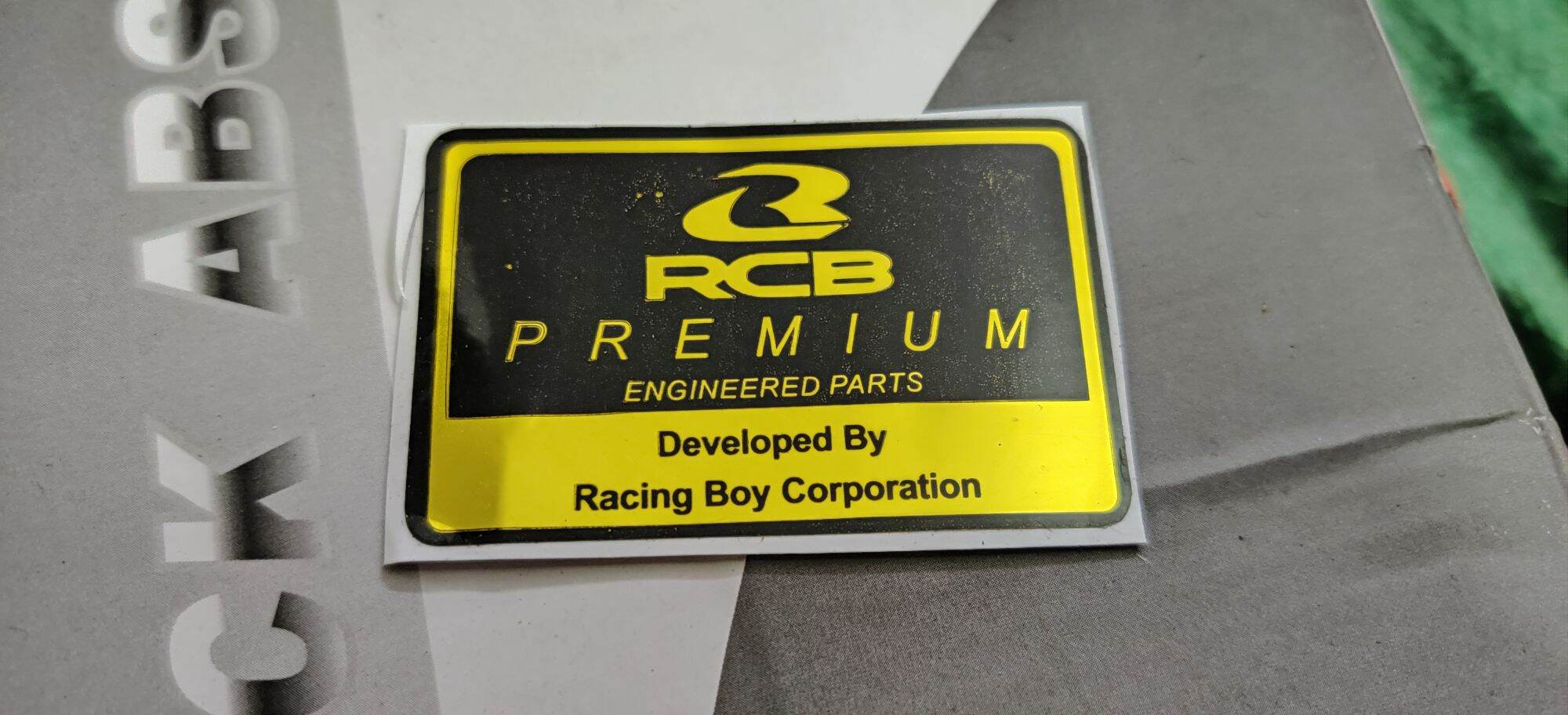 Tem Nitron/RCB mạ vàng dán phuộc ,dán xe
