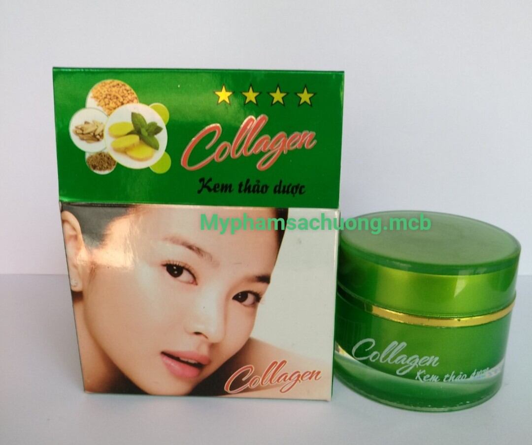 kem thảo dược collagen mỹ đại nhân 25g bao bì mới thay đổi 15g