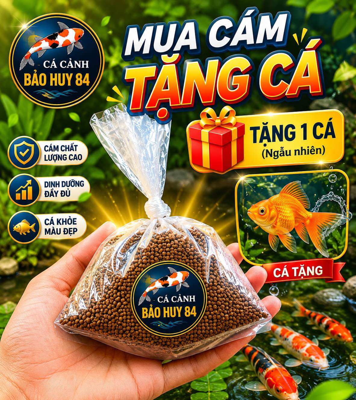 [Tặng cá] MUA CÁM TẶNG CÁ NGẪU NHIÊN TS