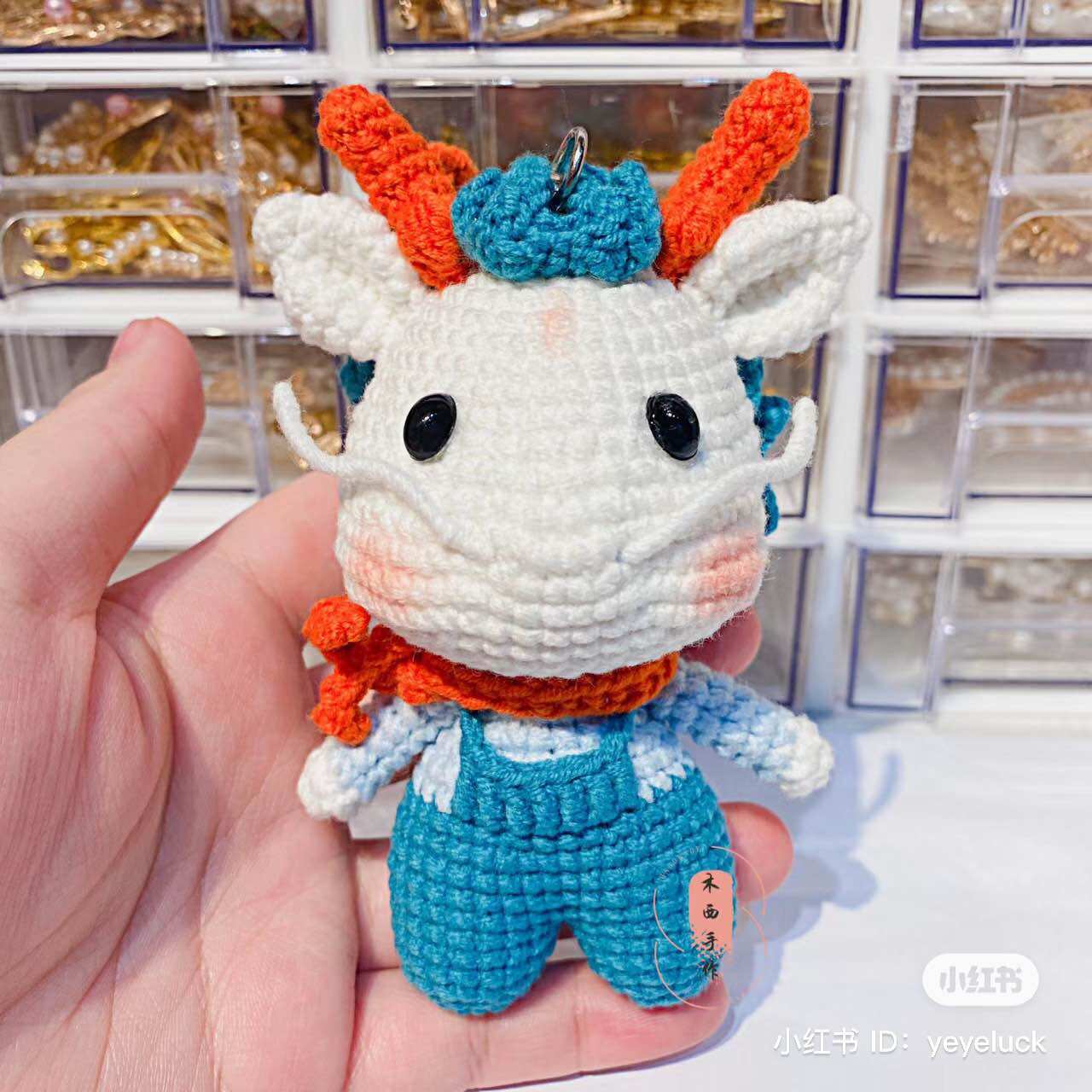Móc khoá 12 con giáp siêu cute /móc khoá len handmade(inbox chọn mẫu)
