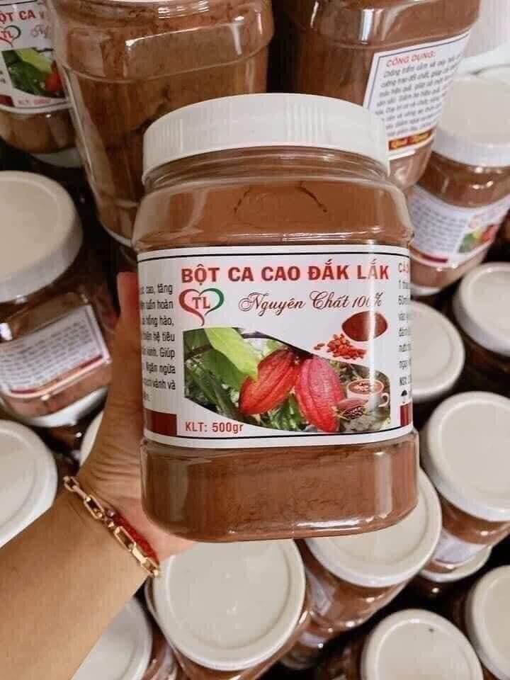 Hộp 500gr BỘT CACAO Nguyên chất loại ngon