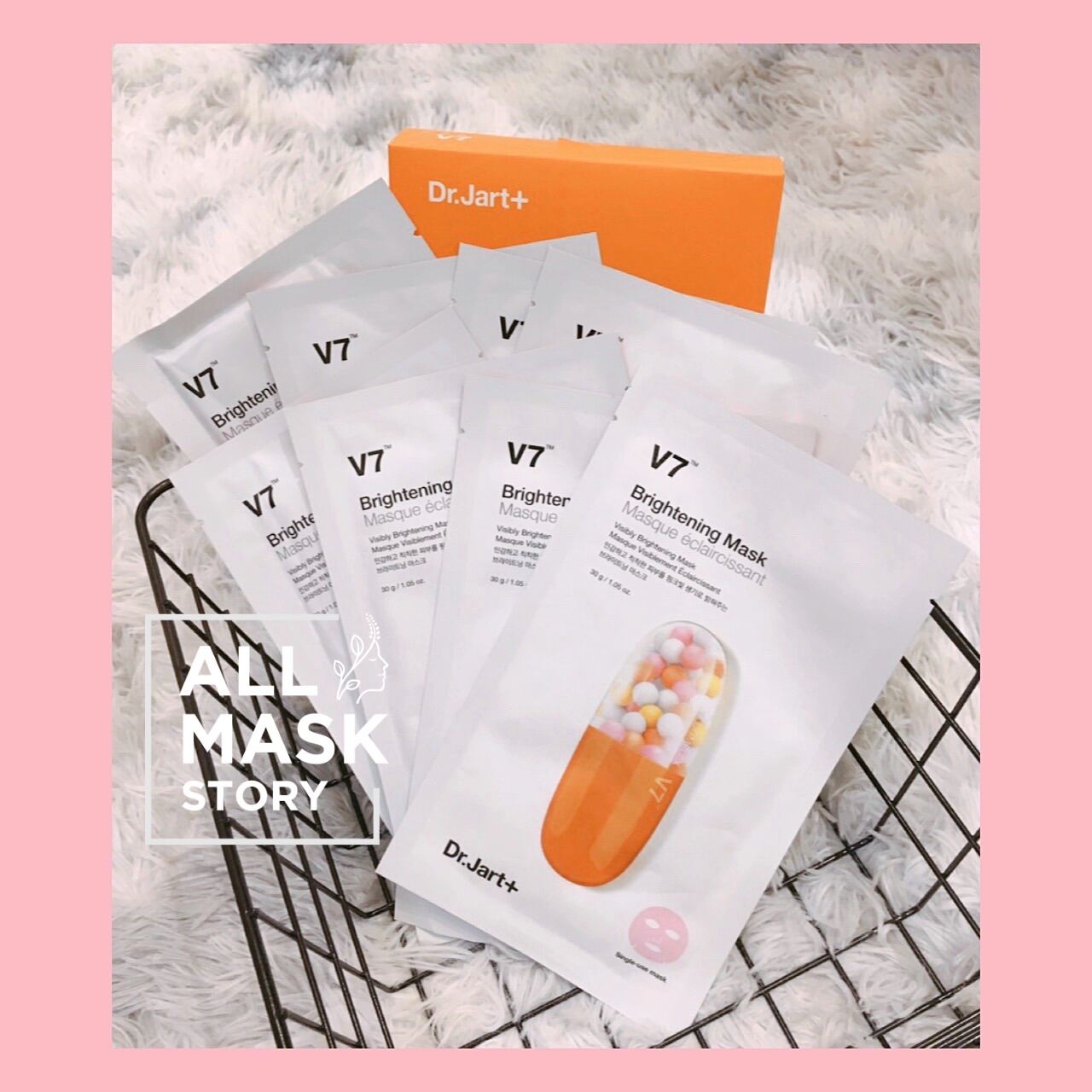 [HCM]MẶT NẠ DR JART+ V7 DƯỠNG TRẮNG DA