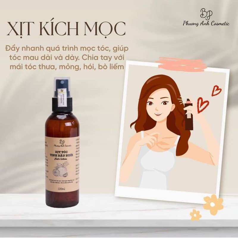 Xịt bưởi kích mọc tóc phương anh 100ml