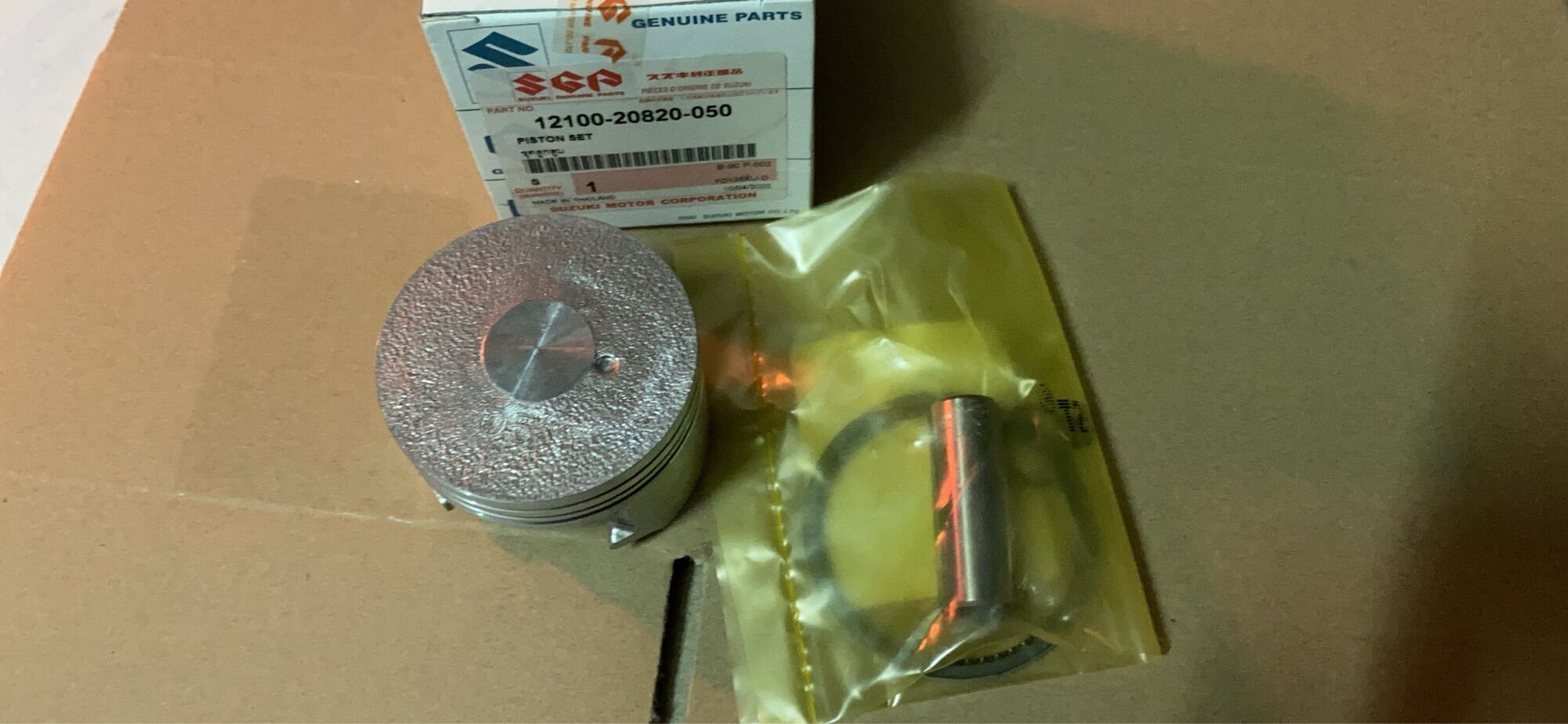 Bộ piston cos 1 của dòng xe axelo, shogun, xbike 125