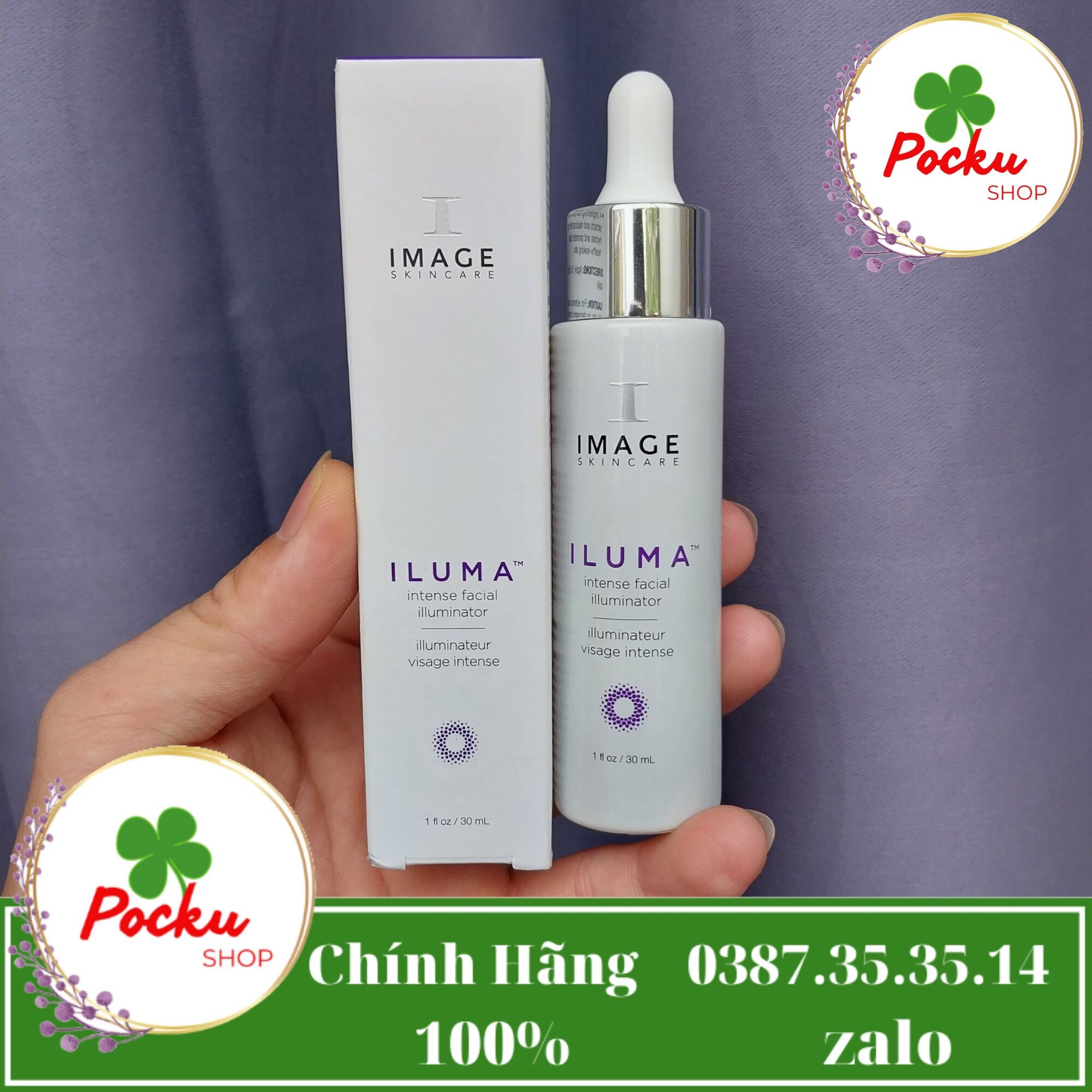 Iluma Intense Facial Illuminator 30ml – Serum Sáng Da, Hỗ Trợ Mờ Thâm Nám