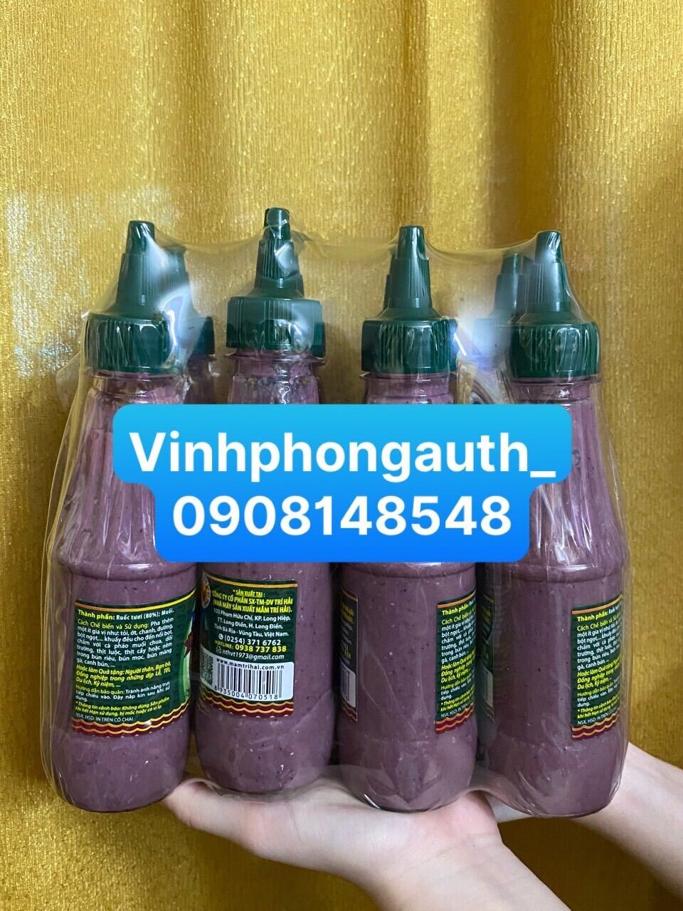 Mắm tôm Trí Hải dạng chai 225gr
