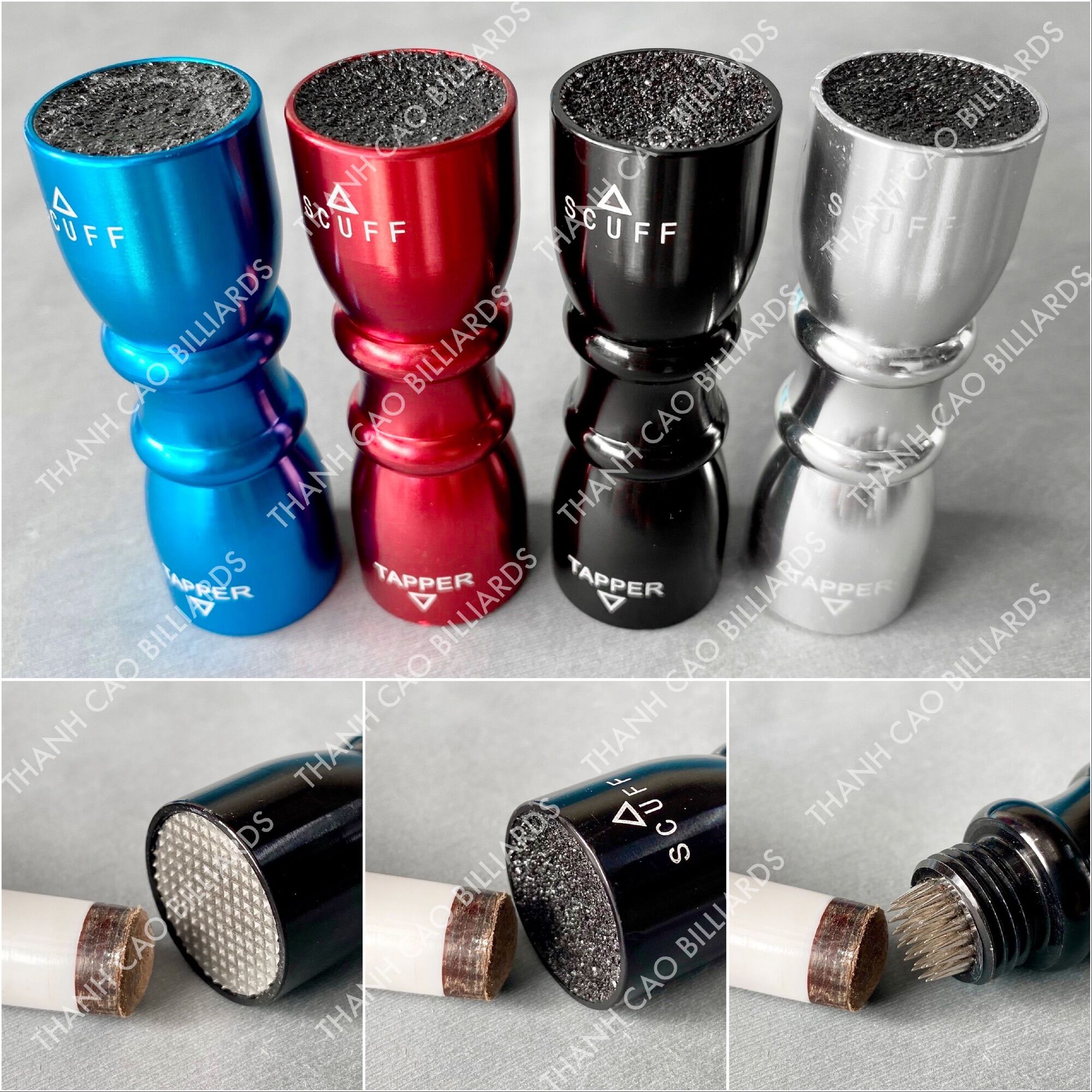 Dụng cụ định hình đầu cơ bida 3 trong 1