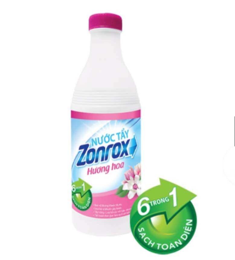 Nước Tẩy Trắng Quần Áo ZONROX 500ml