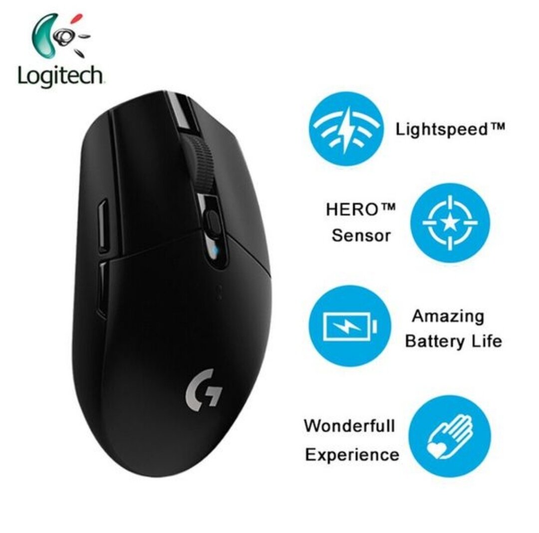 Chuột không dây logiteh g304 mouse chơi game văn phòng, hàng OEM, bảo hành 6 tháng, chuột máy tính không dây