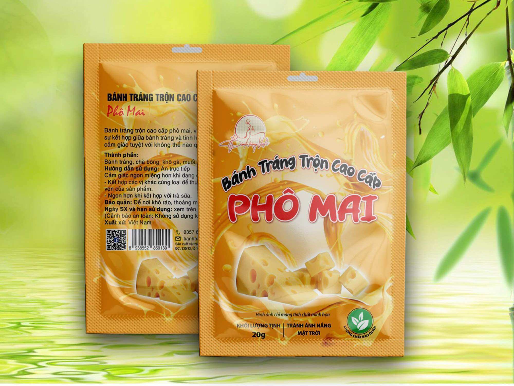 Bánh tráng việt vị phô mai
