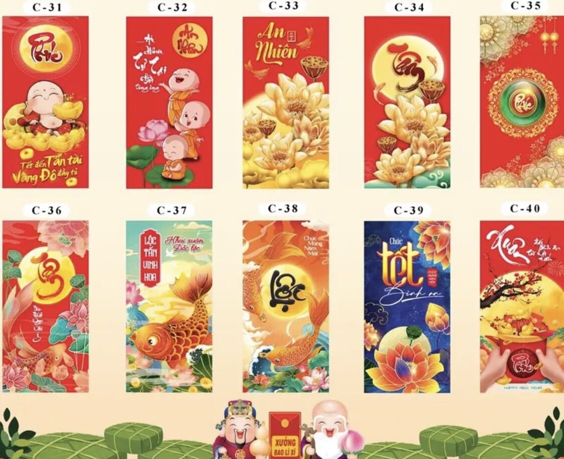 Bao lì xì truyền thống