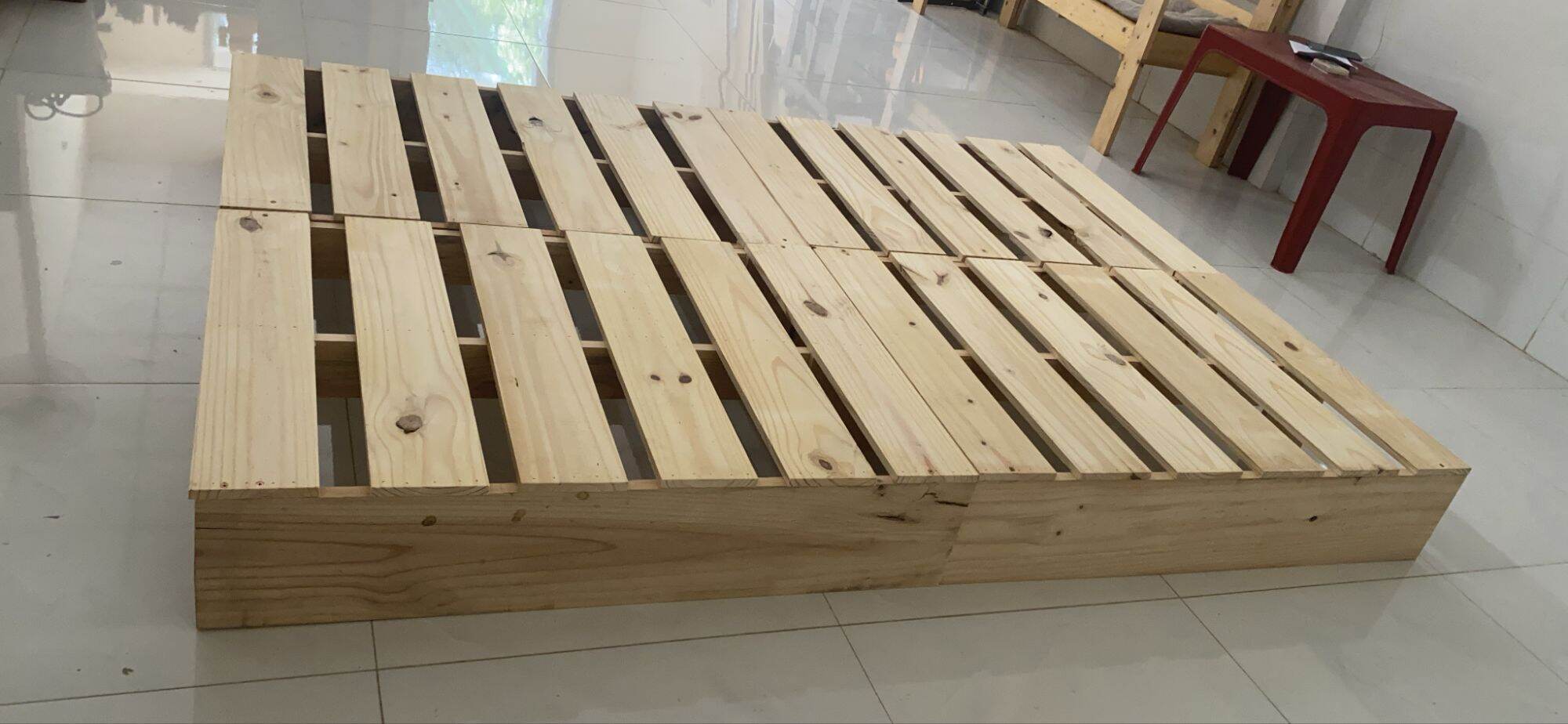 Giường pallet giá rẻ cao 20cm