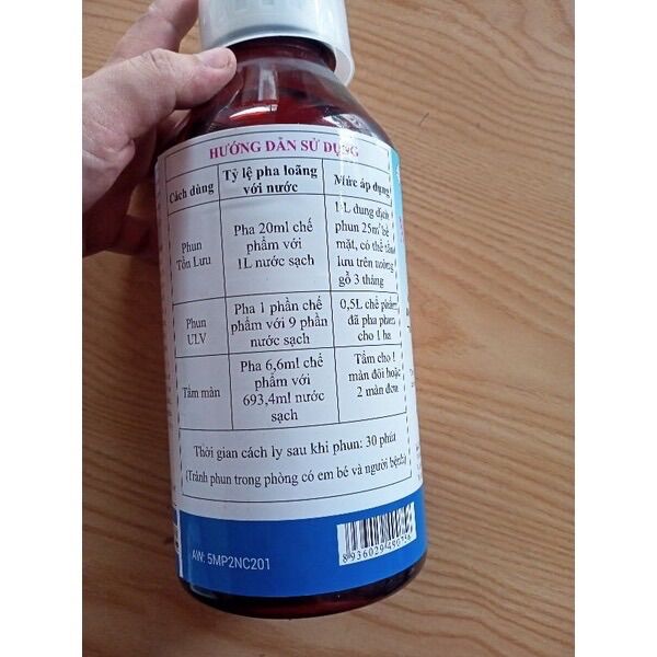 Thuốc diệt côn trùng map permethrin 50EC CHAI 1 lít