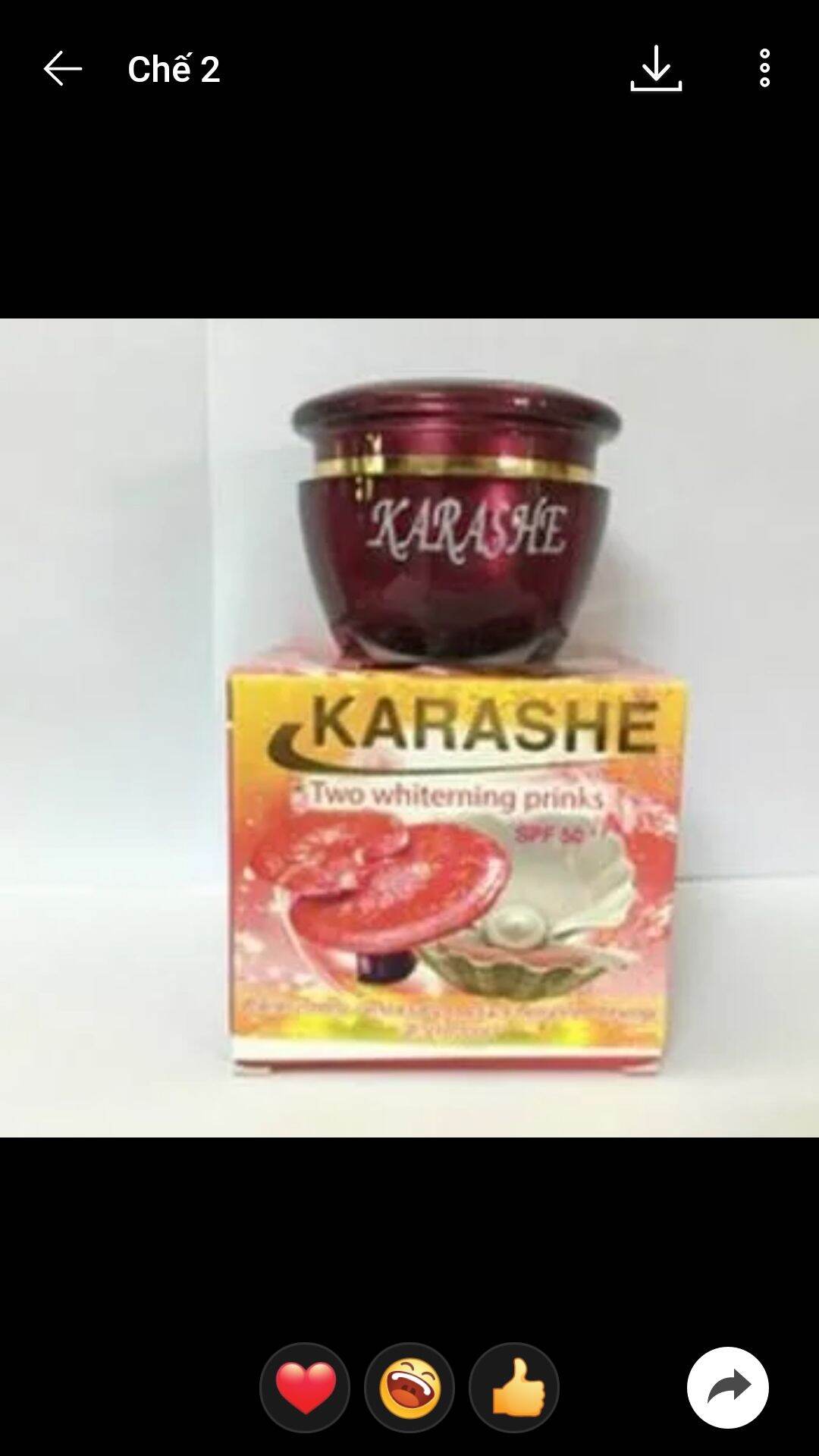 Kem Karashe ngọc trai collagen