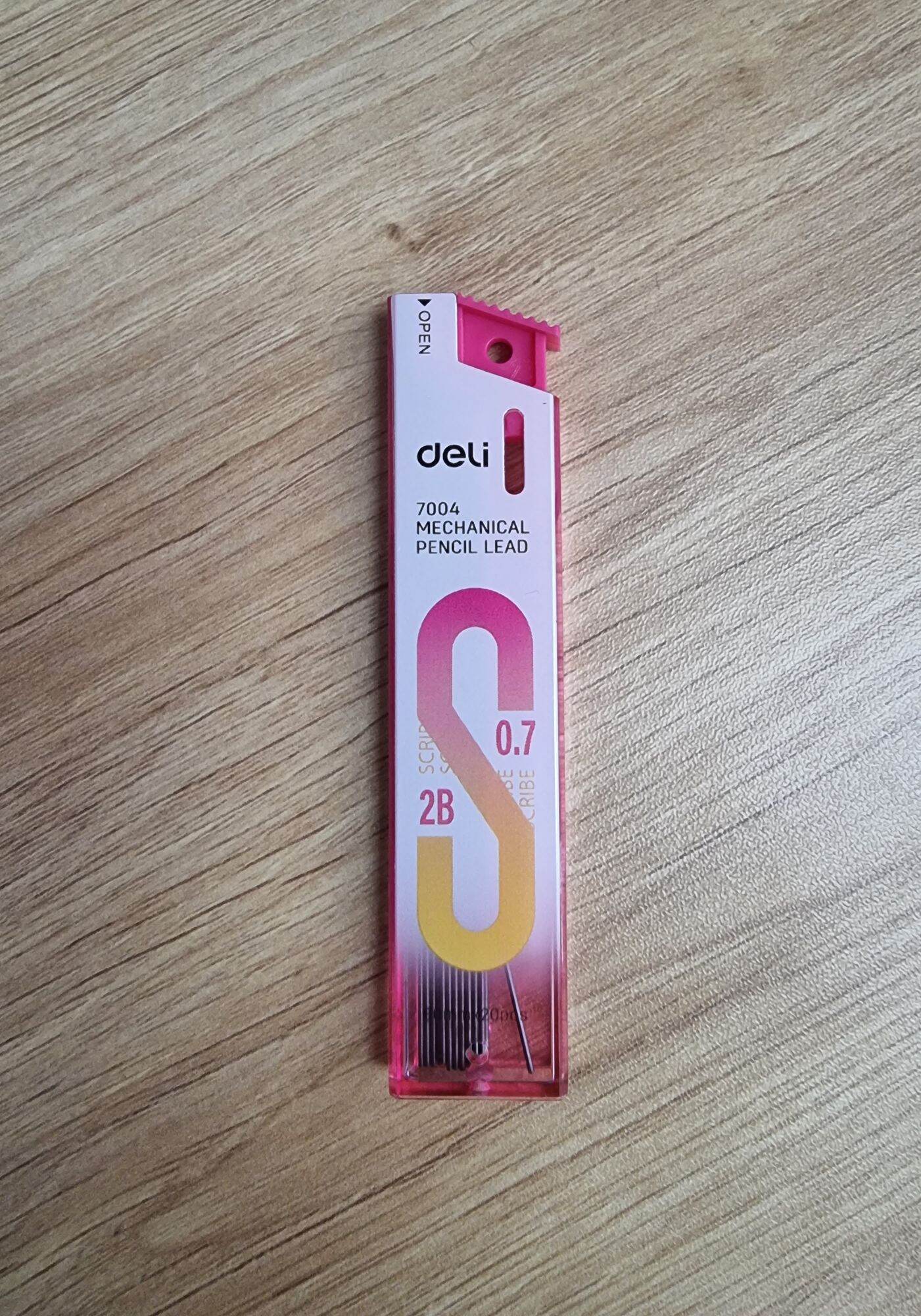 Ruột chì kim 2B 0.7mm 7004 Deli