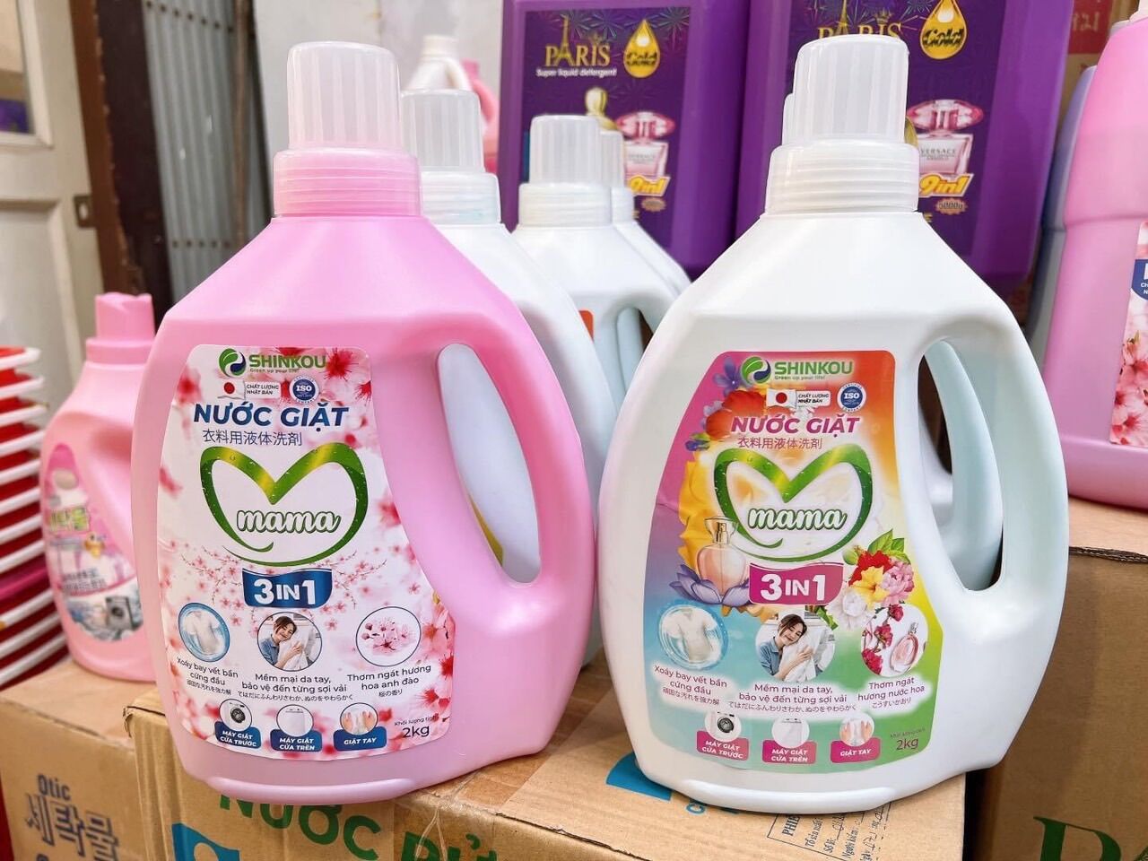 Nước giặt Mama can 2 kg