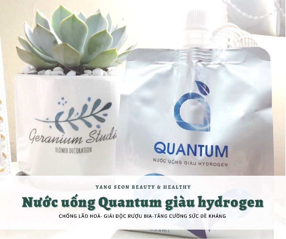 [HCM]NƯỚC UỐNG QUANTUM - NƯỚC ION KIỀM GIÀU HYDROGEN TỐT CHO SỨC KHỎE