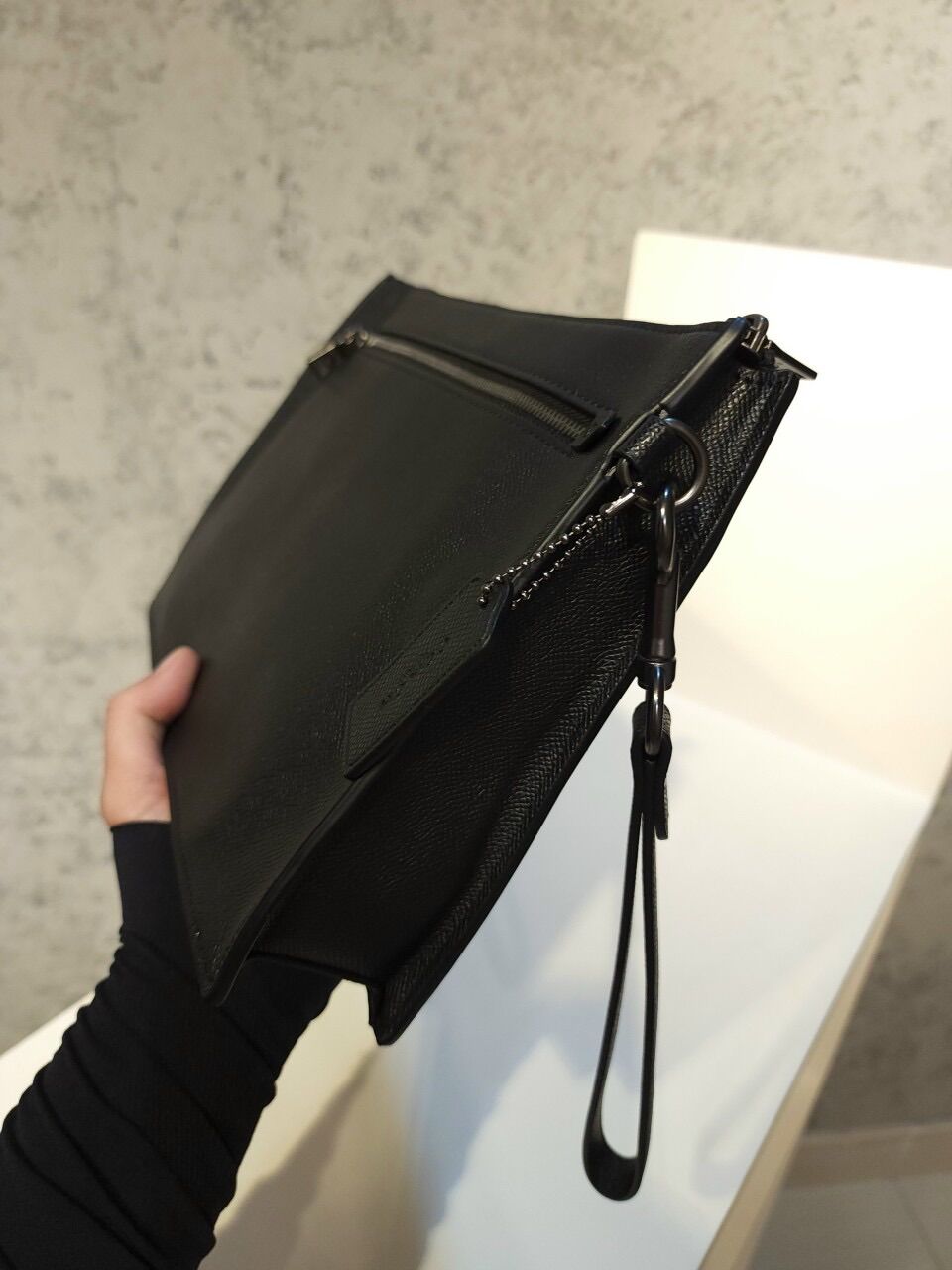 Túi công sở C0ach nam Gallery da thật chuẩn xịn