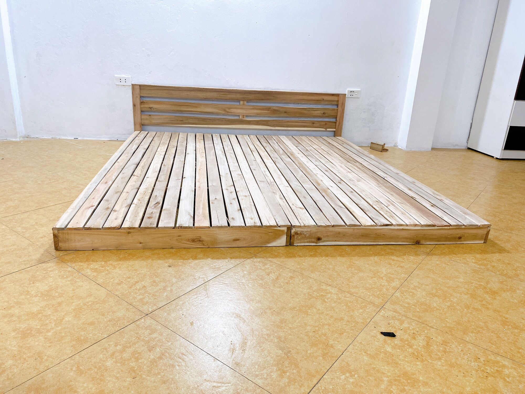 Dát giường hộp palet giường bệt