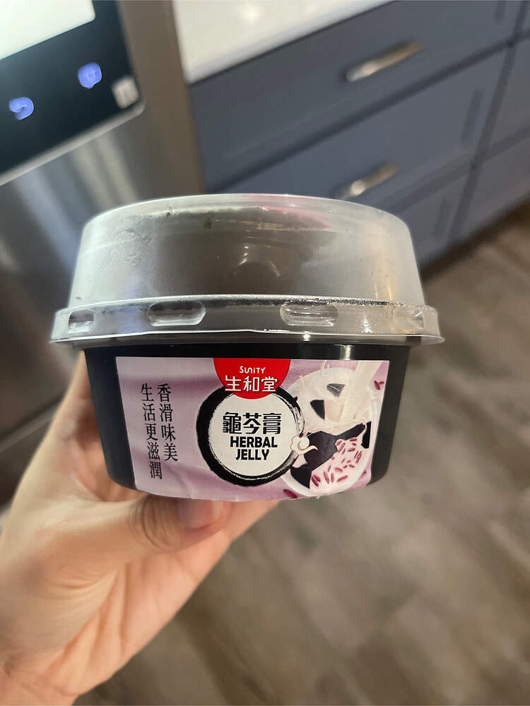 Thạch Cao quy linh nếp cẩm sữa dừa 222g