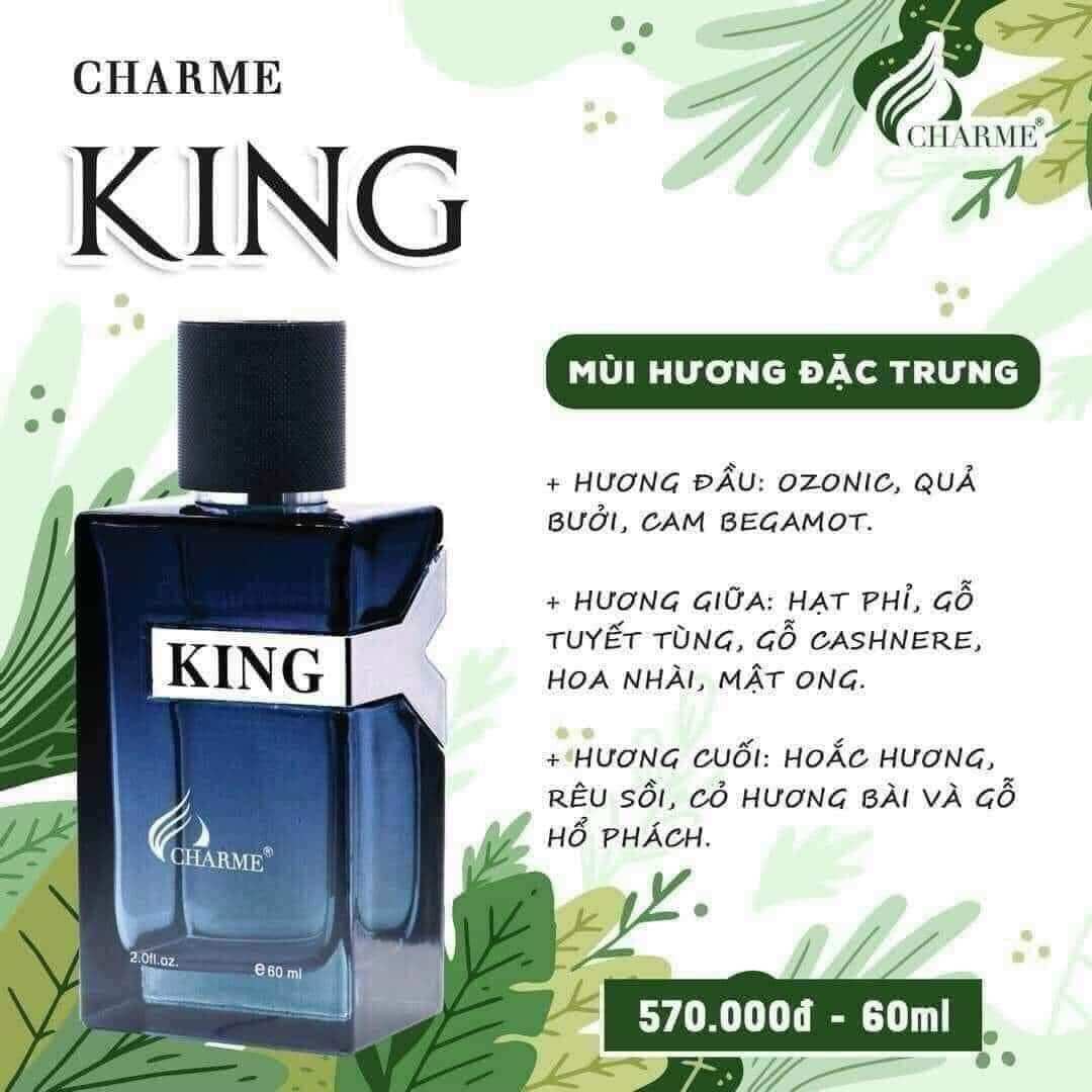 Nước Hoa Charme KING 60ml(KM 1chai 10ml)