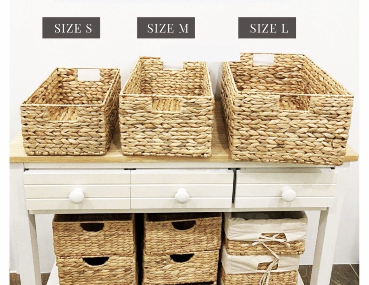 Khay bục bình Decor & Đựng các loại vật dụng tiện lợi, Giỏ đựng đồ đa năng có nắp đậy, Hộp đựng quần áo