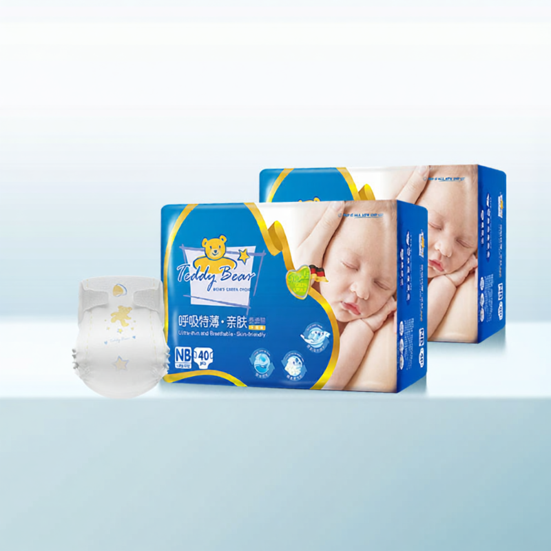 Teddy Bear | Soft Breathable Thin Infant Diaper Pants - 4