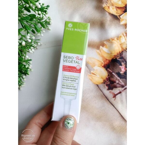 Chấm mụn khẩn cấp SOS Yves Rocher Pháp 14ml se cồi , xẹp mụn mủ