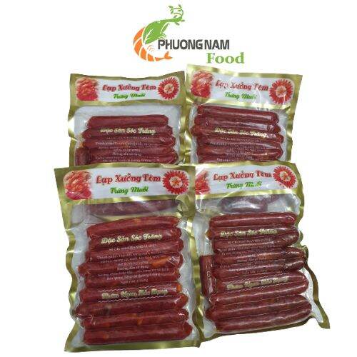 - lạp xưởng tôm trứng muối, ngon, sạch sẽ, atvstp
