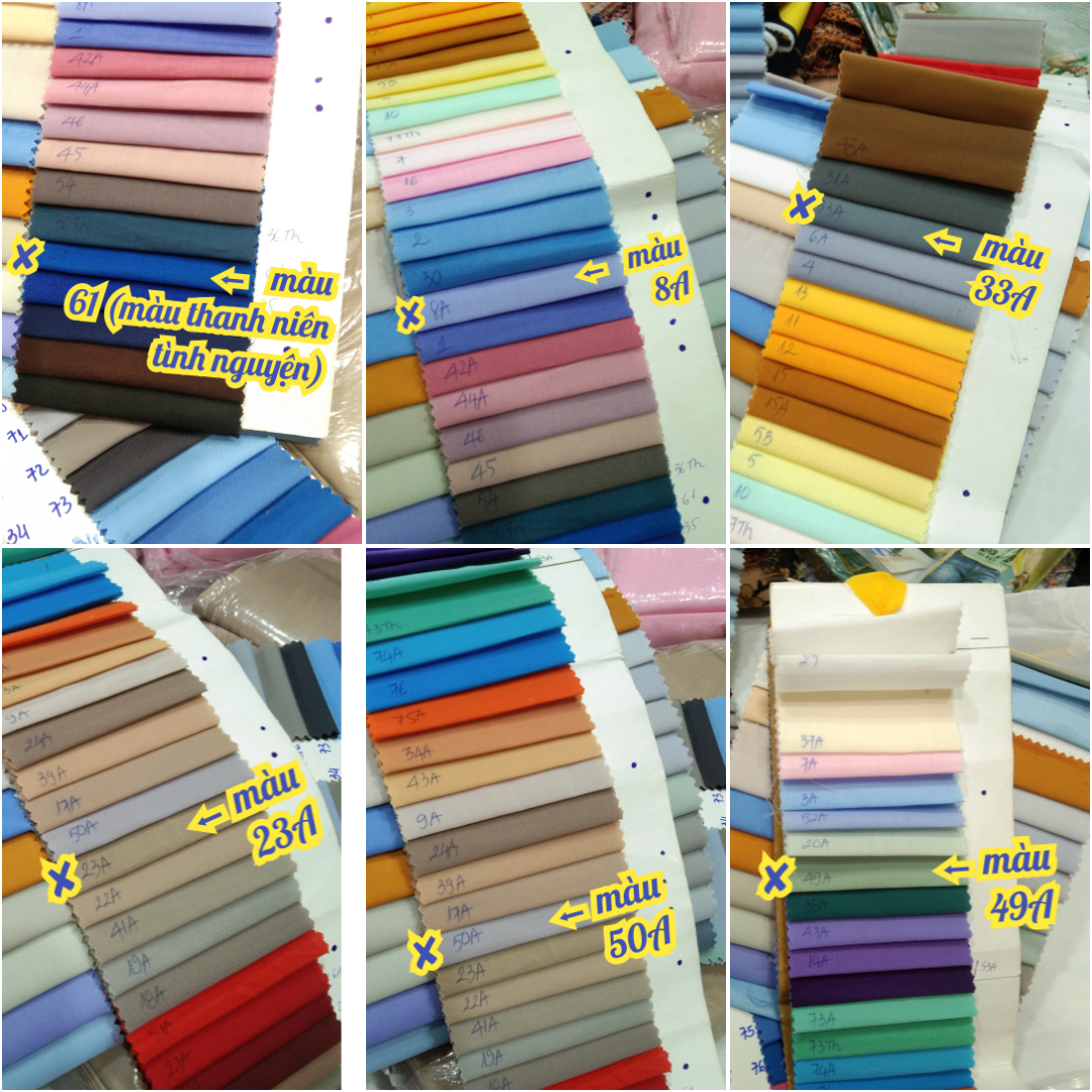 Vải Kate Silk Chất Vải Láng Mịn Không Xù