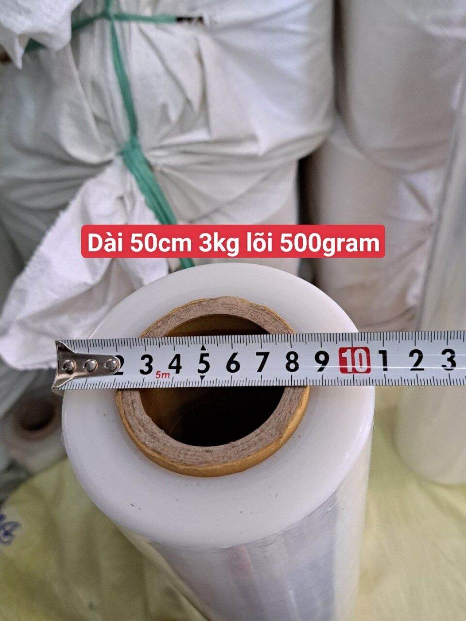 Màng pe, màng co pe, màng chít 50cm- 3kg lõi 300gram