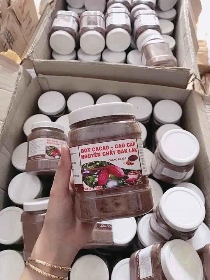 Bột cacao nguyên chất loại 1 - hộp 500gr
