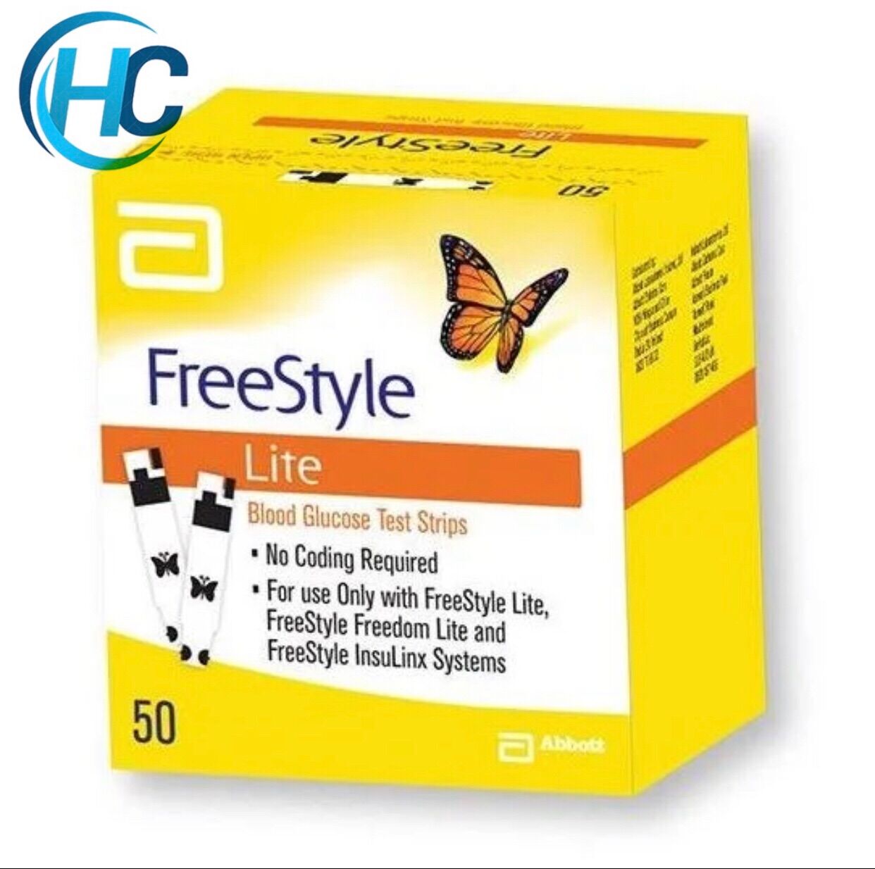 [CHÍNH HÃNG] Que Thử Đường Huyết Freestyle Lite  (Hộp 50 - 100 que)