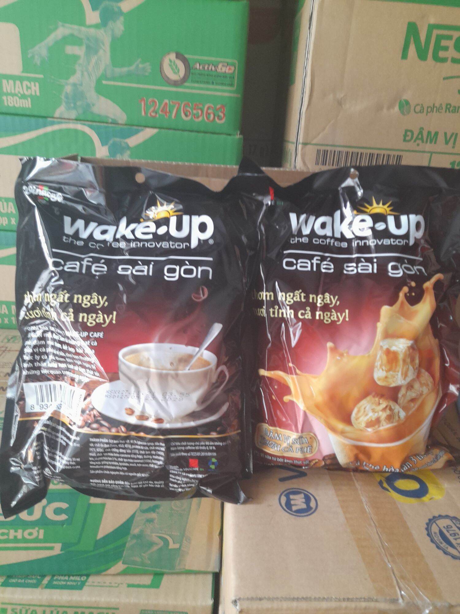 Cà phê Wake - up 456g( 24 gói × 19g)