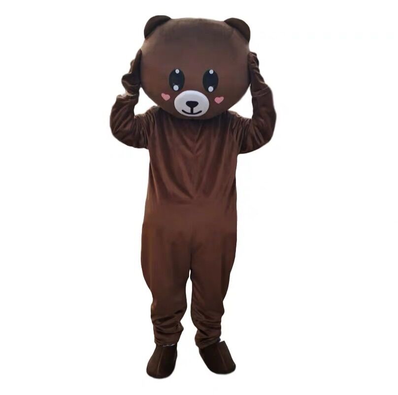 MASCOT BROWN GẤU LẦY đầu 35cm