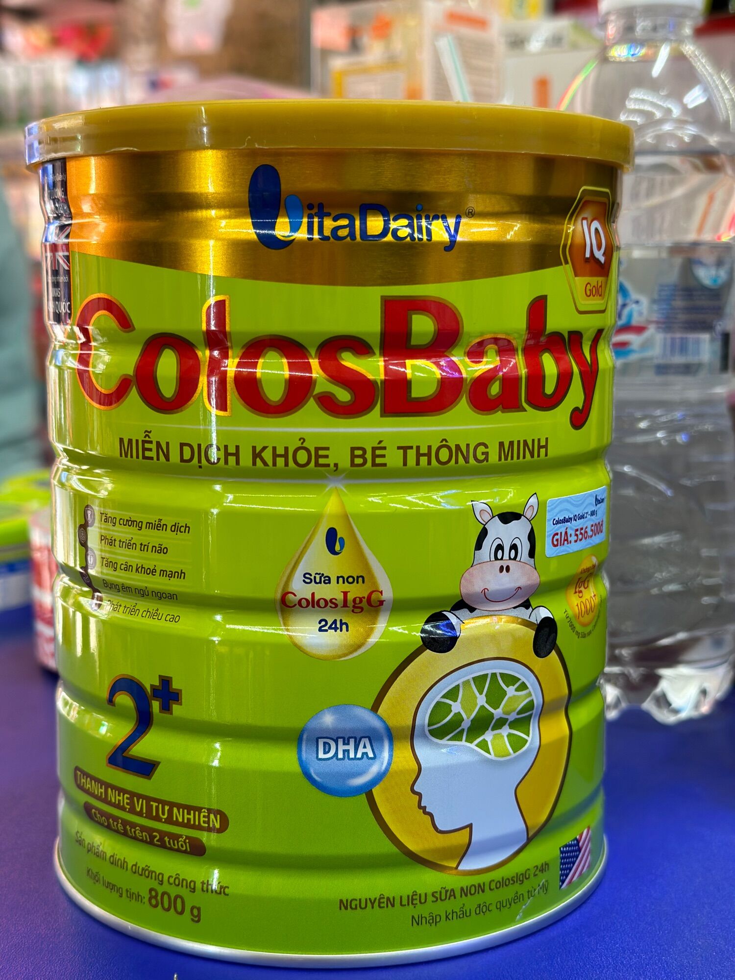 Sữa bột Colosbaby IQ 800gr đủ loại (Date 2026,mã Qr tích xu đầy đủ)