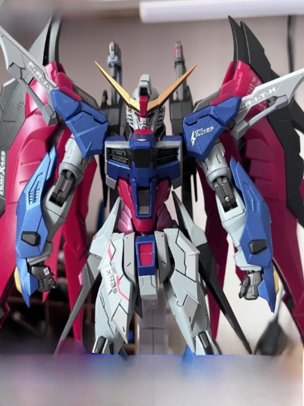 Đồ Chơi Lắp Ráp Mô Hình Gundam Trung Quốc MGEX Freedom Assault Red Heretic Union Wing Unicorn Gundam Đồ Chơi Lắp Ráp